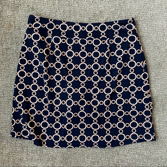 Printed Geometric Design Skirt (built in shorts) - Picture 2 of 3
